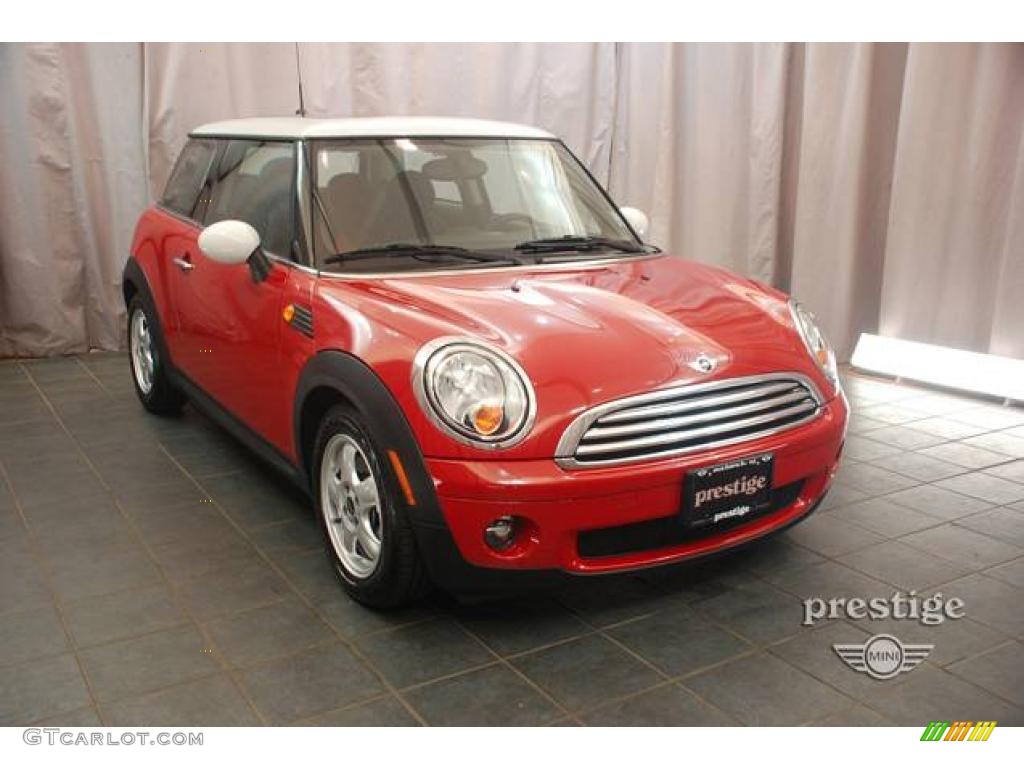 2009 Cooper Hardtop - Chili Red / Black/Rooster Red photo #6