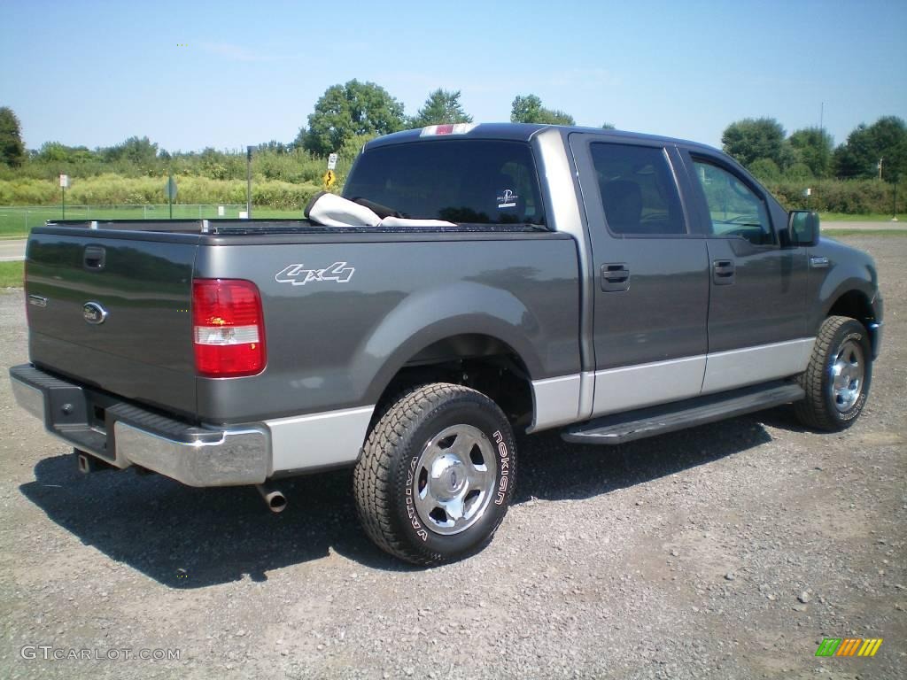 2006 F150 XLT SuperCrew 4x4 - Dark Shadow Grey Metallic / Medium/Dark Flint photo #5