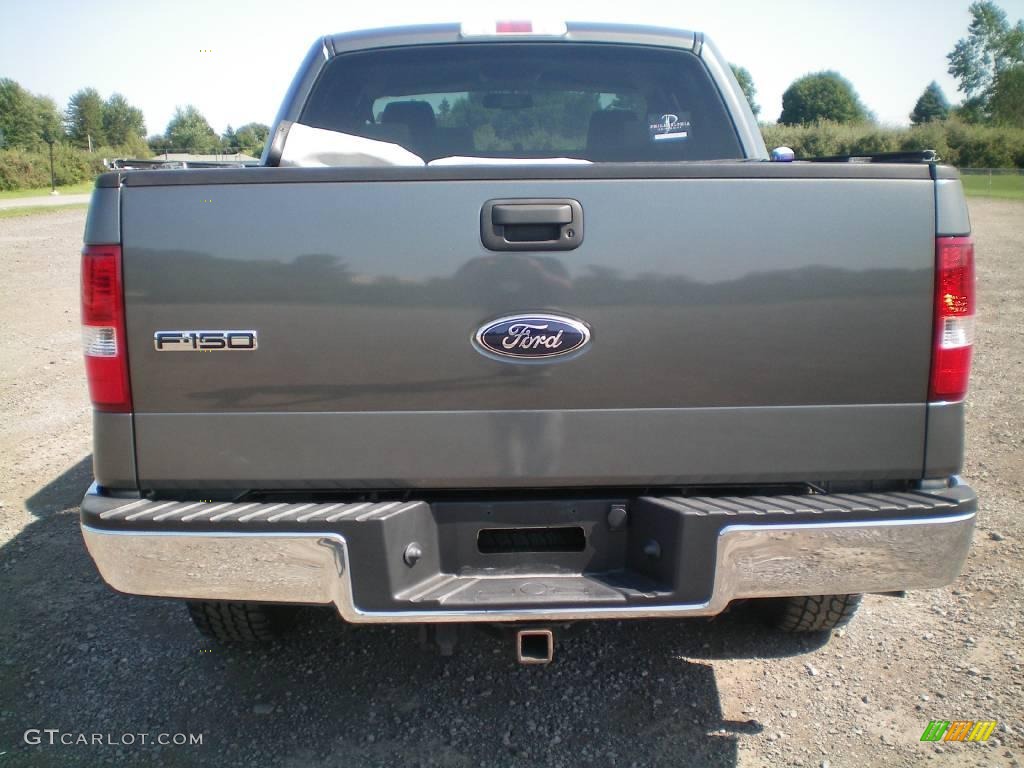 2006 F150 XLT SuperCrew 4x4 - Dark Shadow Grey Metallic / Medium/Dark Flint photo #6
