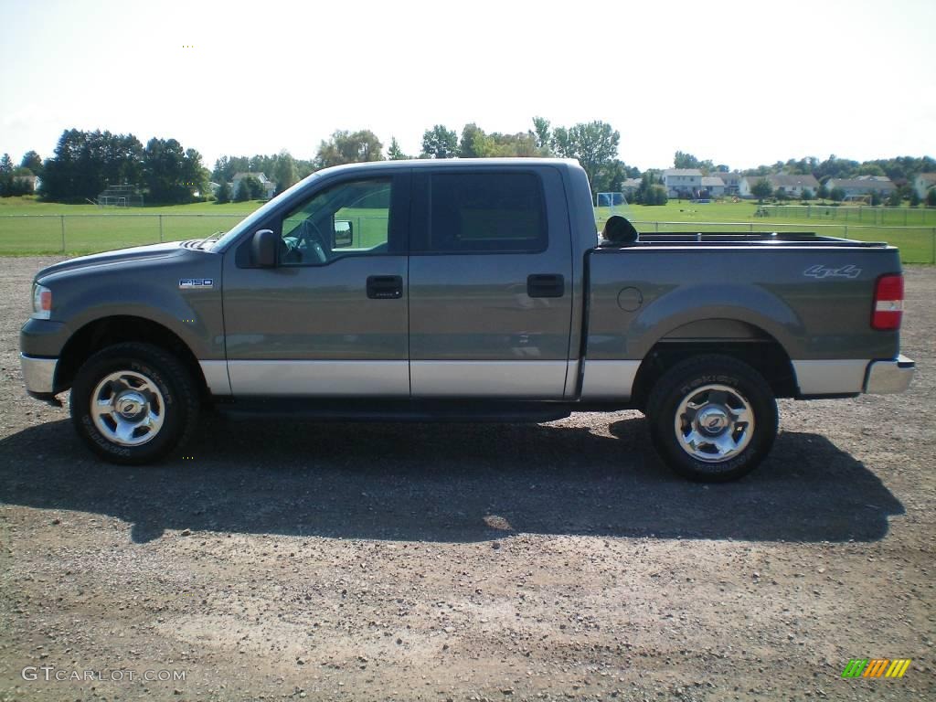 2006 F150 XLT SuperCrew 4x4 - Dark Shadow Grey Metallic / Medium/Dark Flint photo #9