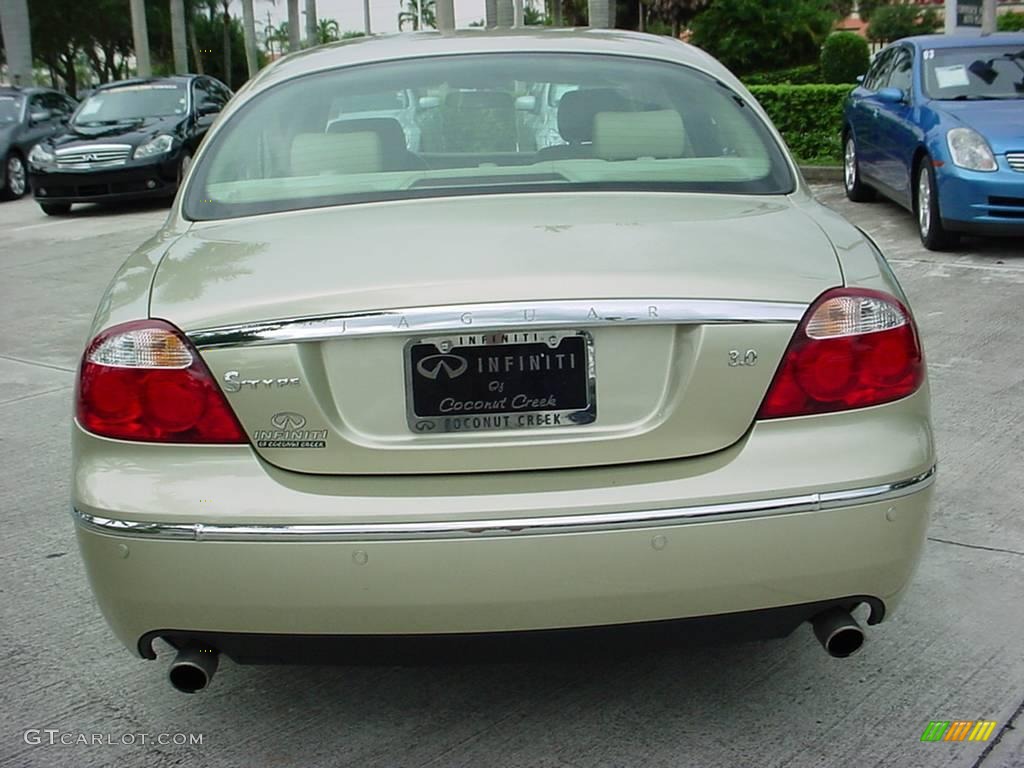 2006 S-Type 3.0 - Winter Gold Metallic / Champagne photo #4