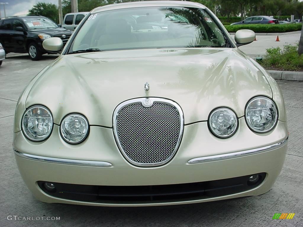 2006 S-Type 3.0 - Winter Gold Metallic / Champagne photo #8