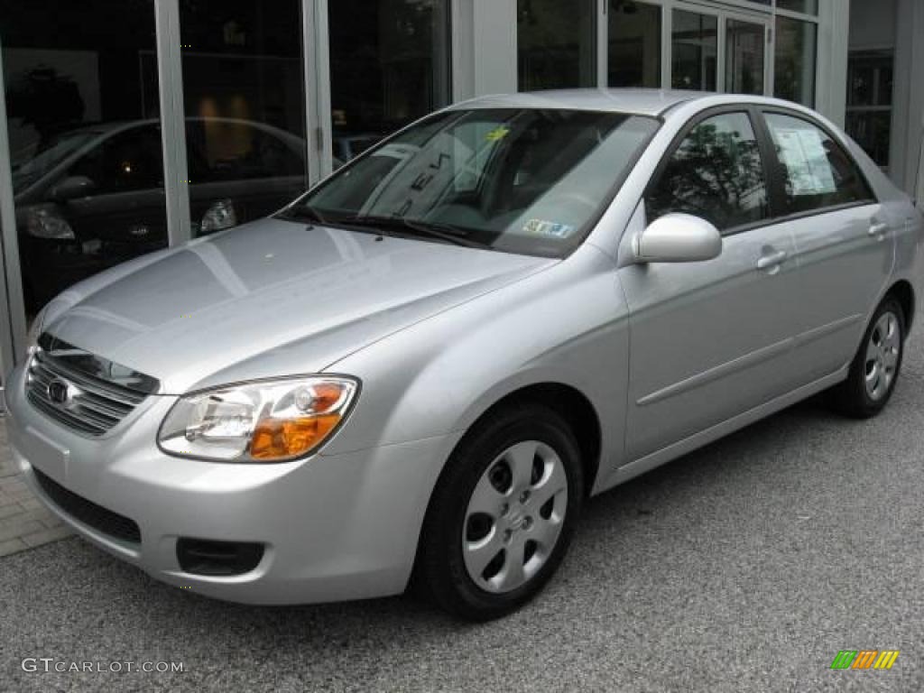 2007 Spectra EX Sedan - Silver / Gray photo #9