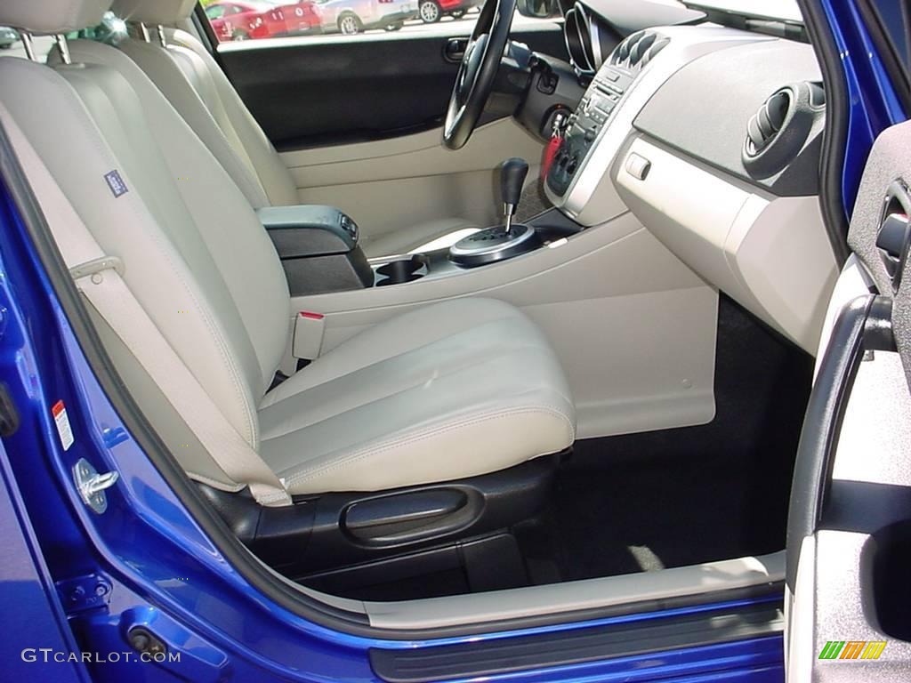 2007 CX-7 Touring - Electric Blue Mica / Sand photo #12