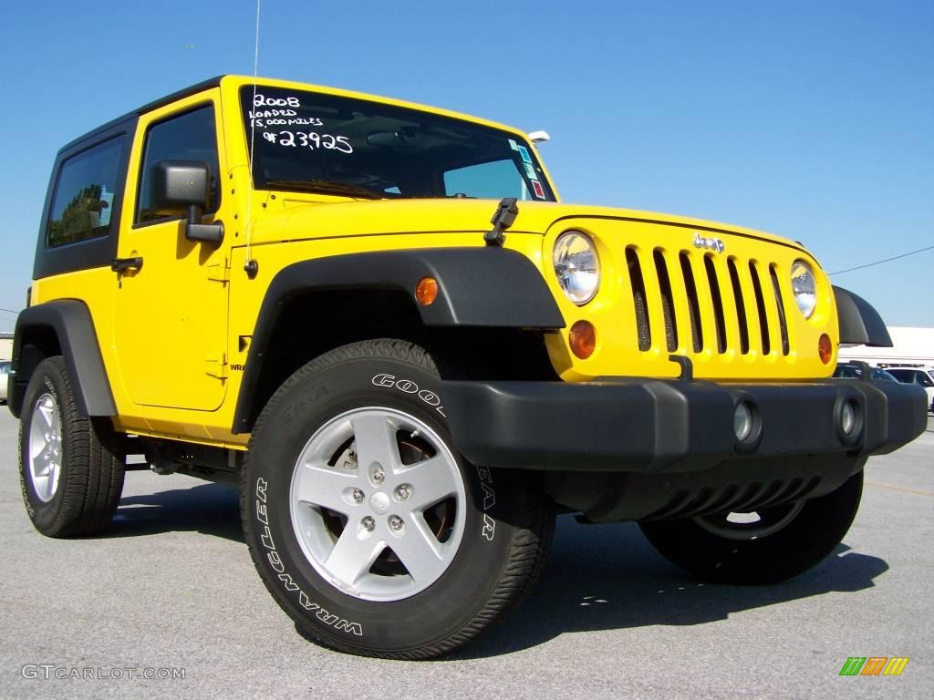 Detonator Yellow Jeep Wrangler