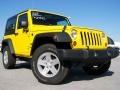 2008 Detonator Yellow Jeep Wrangler X 4x4  photo #1