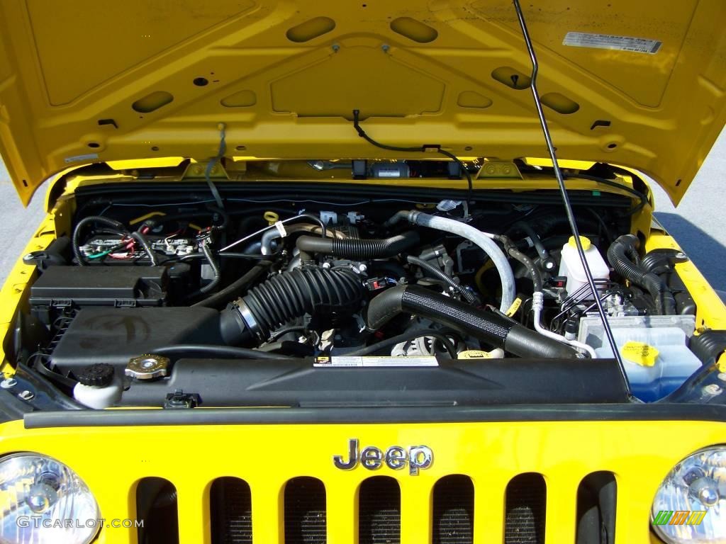 2008 Wrangler X 4x4 - Detonator Yellow / Dark Slate Gray/Medium Slate Gray photo #13