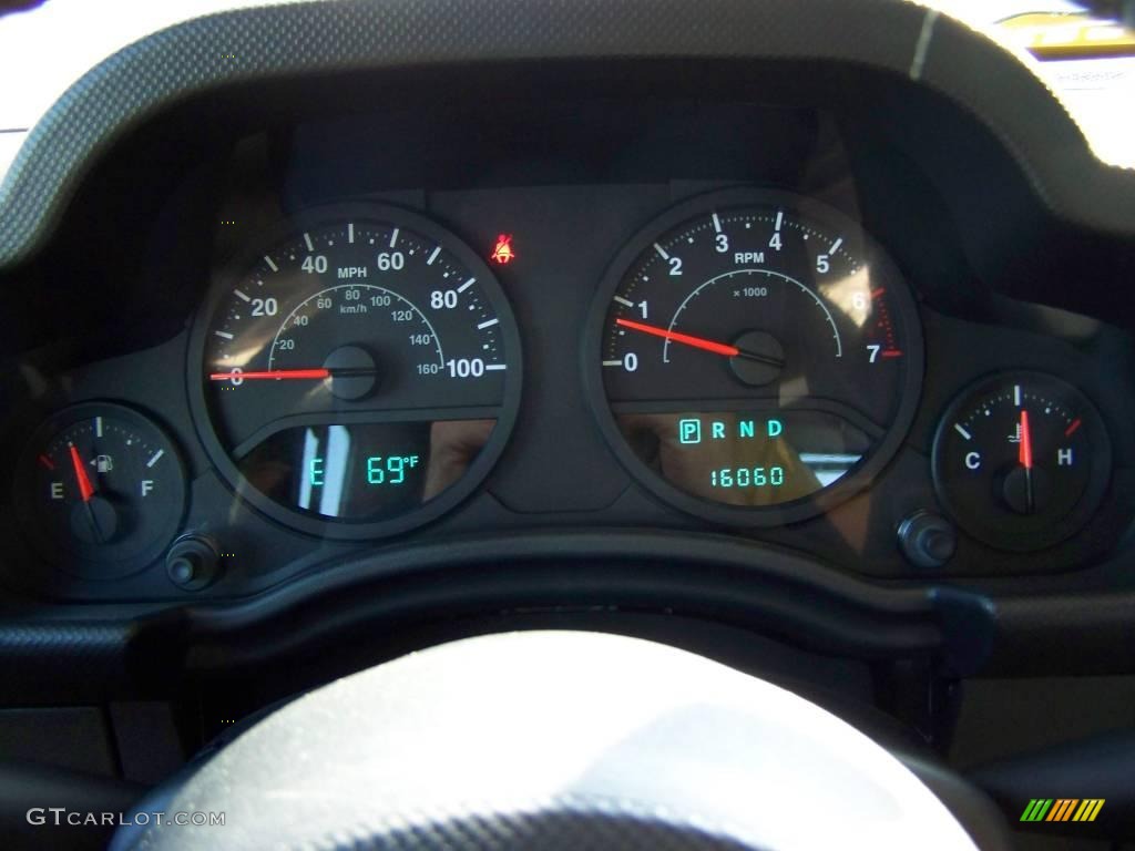 2008 Wrangler X 4x4 - Detonator Yellow / Dark Slate Gray/Medium Slate Gray photo #14