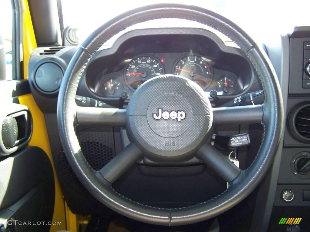 2008 Wrangler X 4x4 - Detonator Yellow / Dark Slate Gray/Medium Slate Gray photo #15