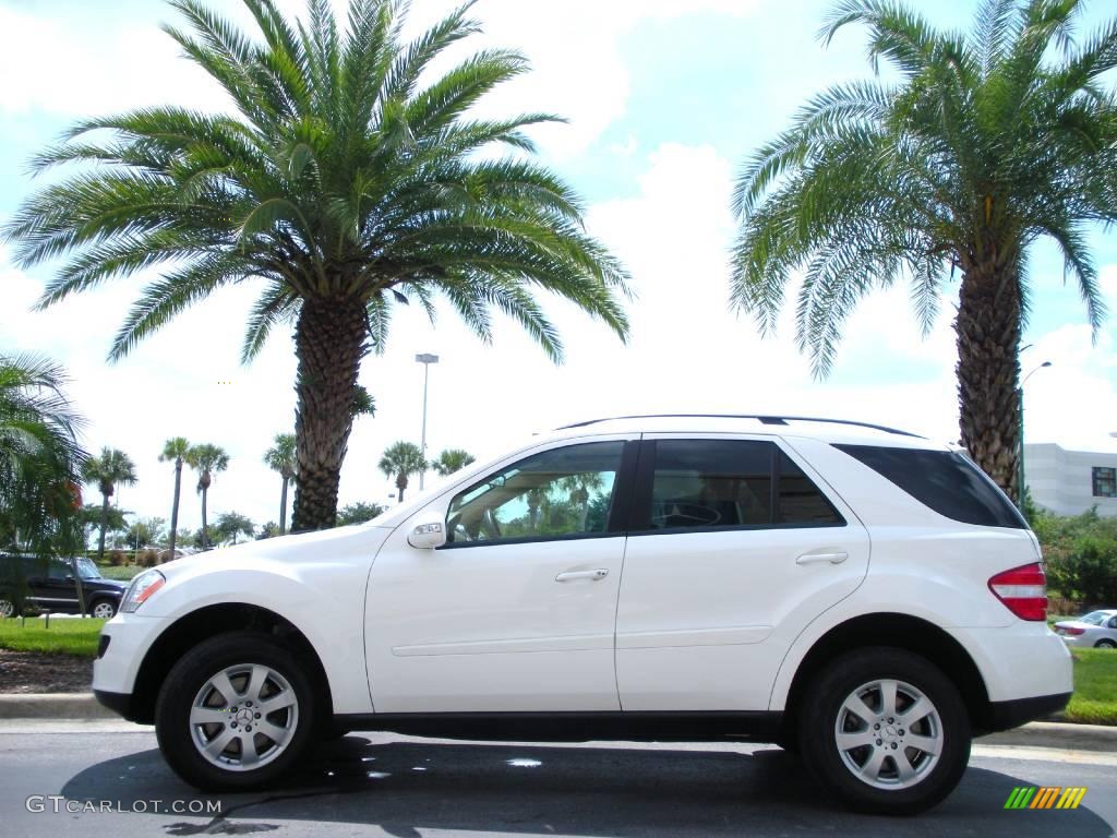 2006 ML 350 4Matic - Alabaster White / Macadamia photo #1