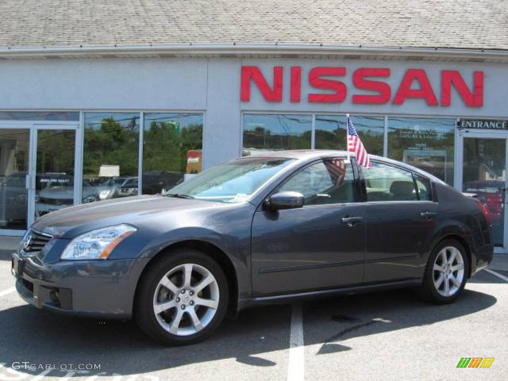 2007 Maxima 3.5 SE - Dark Slate Metallic / Frost photo #1