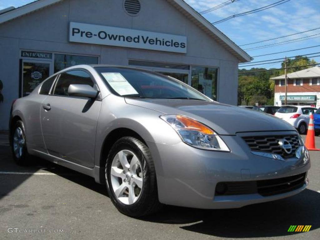 2008 Altima 2.5 S Coupe - Precision Gray Metallic / Charcoal photo #4