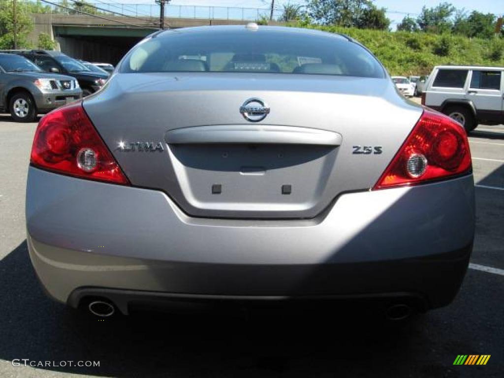 2008 Altima 2.5 S Coupe - Precision Gray Metallic / Charcoal photo #7