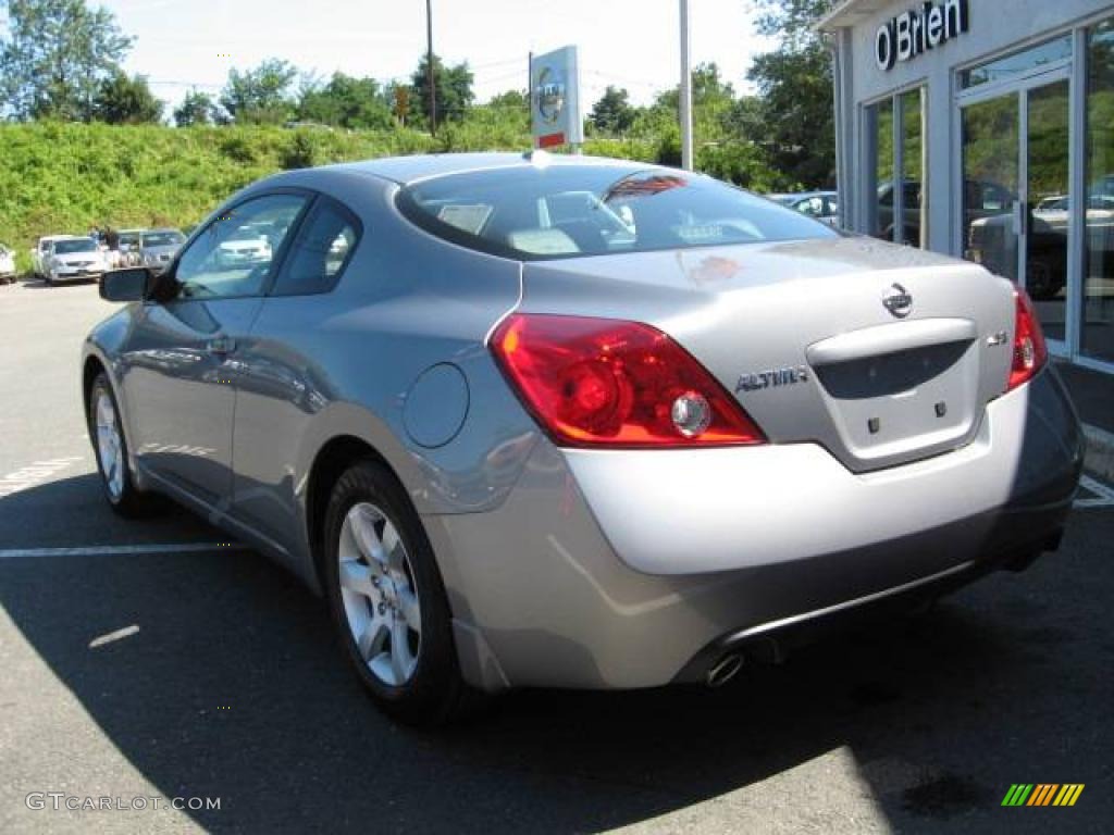 2008 Altima 2.5 S Coupe - Precision Gray Metallic / Charcoal photo #8