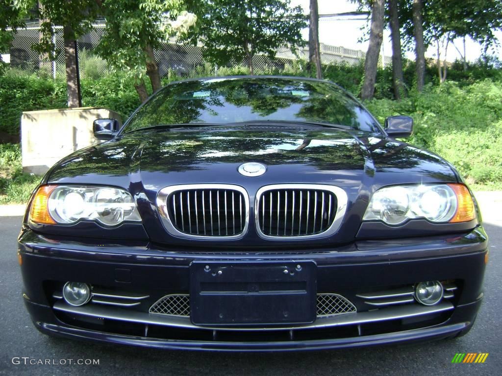 2001 3 Series 330i Convertible - Orient Blue Metallic / Grey photo #6