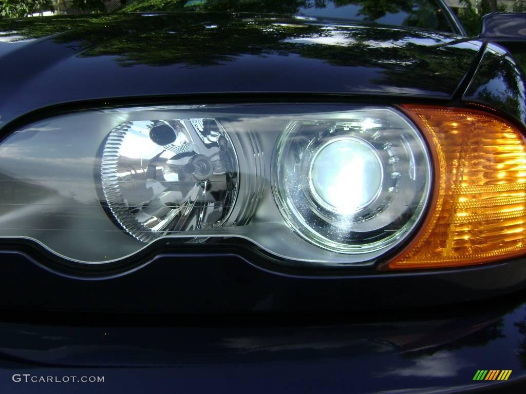 2001 3 Series 330i Convertible - Orient Blue Metallic / Grey photo #8