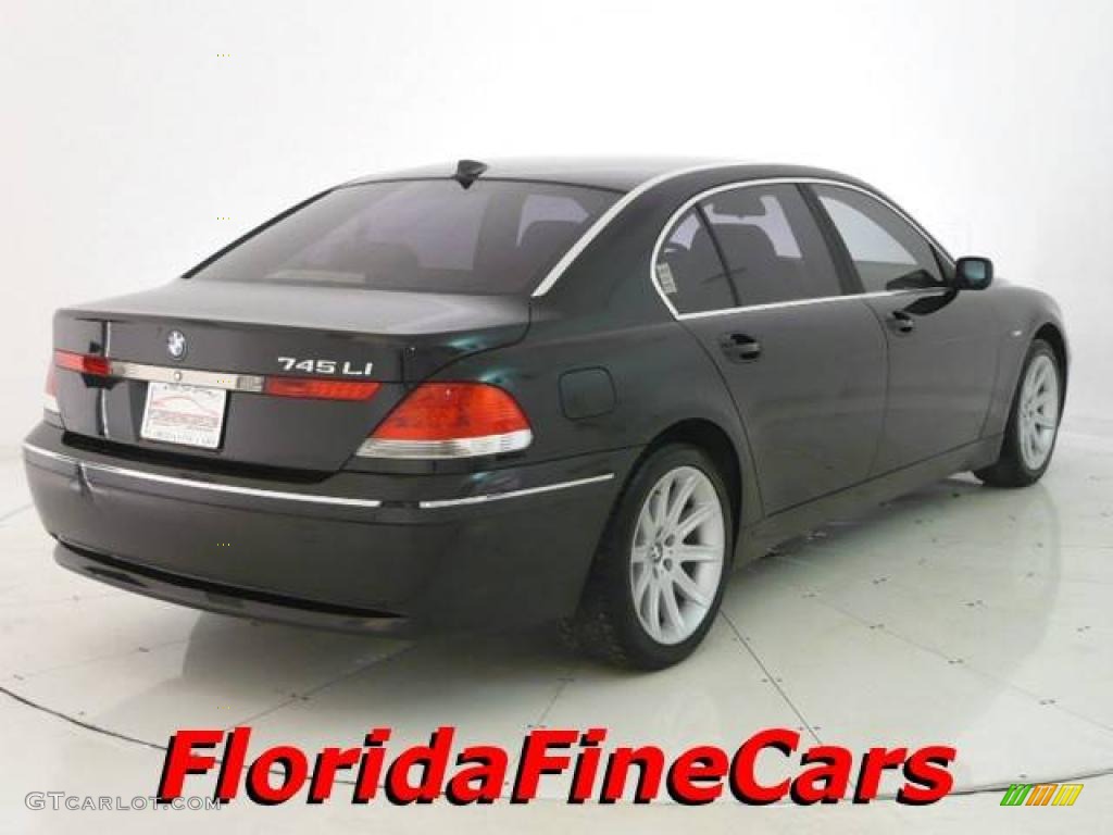 2002 7 Series 745Li Sedan - Jet Black / Beige III photo #2