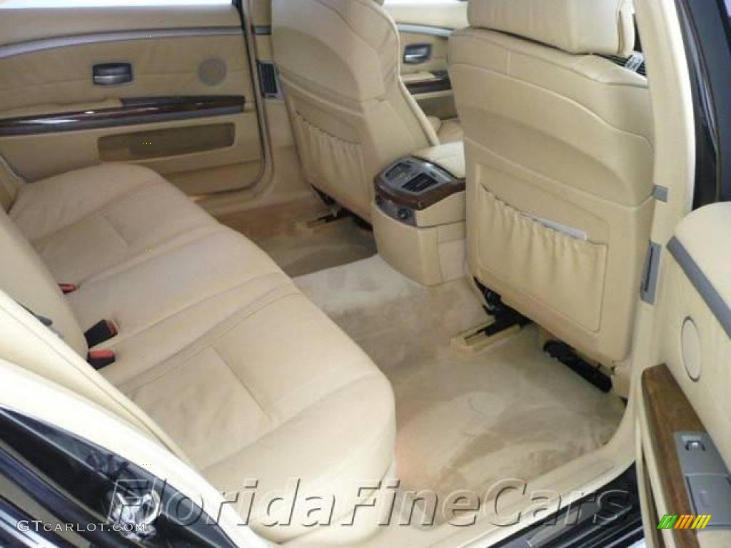 2002 7 Series 745Li Sedan - Jet Black / Beige III photo #15