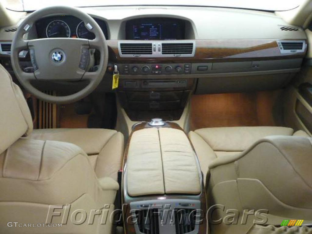 2002 7 Series 745Li Sedan - Jet Black / Beige III photo #16