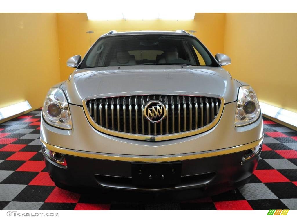 2008 Enclave CXL AWD - Platinum Metallic / Titanium/Dark Titanium photo #2