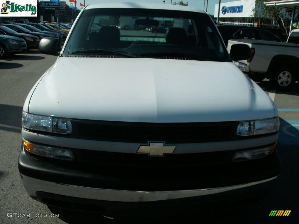 2002 Silverado 1500 Work Truck Regular Cab 4x4 - Summit White / Graphite Gray photo #14