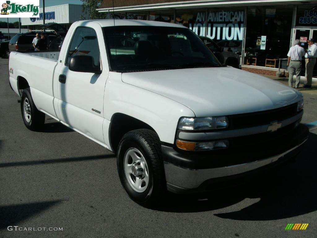 2002 Silverado 1500 Work Truck Regular Cab 4x4 - Summit White / Graphite Gray photo #15