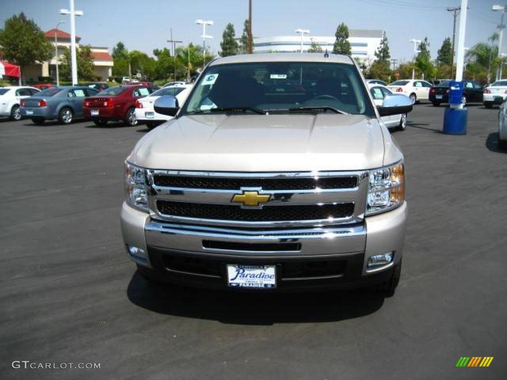 2009 Silverado 1500 LT Extended Cab - Silver Birch Metallic / Ebony photo #2
