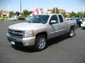 2009 Silver Birch Metallic Chevrolet Silverado 1500 LT Extended Cab  photo #3