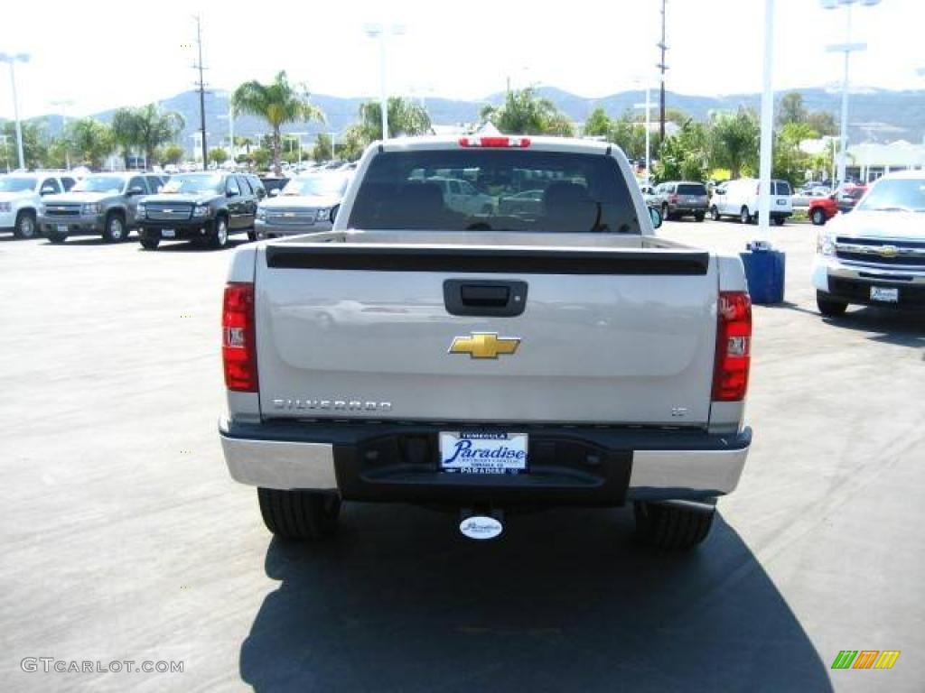 2009 Silverado 1500 LT Extended Cab - Silver Birch Metallic / Ebony photo #10