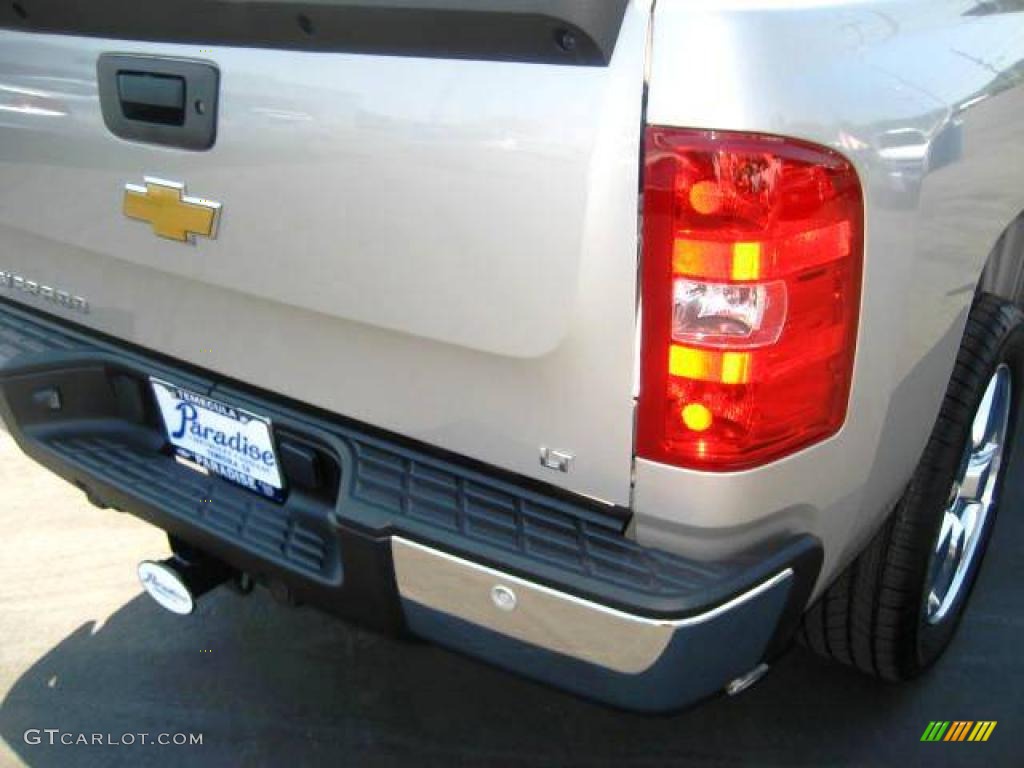 2009 Silverado 1500 LT Extended Cab - Silver Birch Metallic / Ebony photo #12