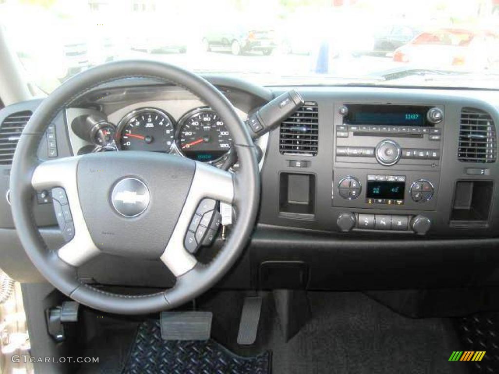 2009 Silverado 1500 LT Extended Cab - Silver Birch Metallic / Ebony photo #17