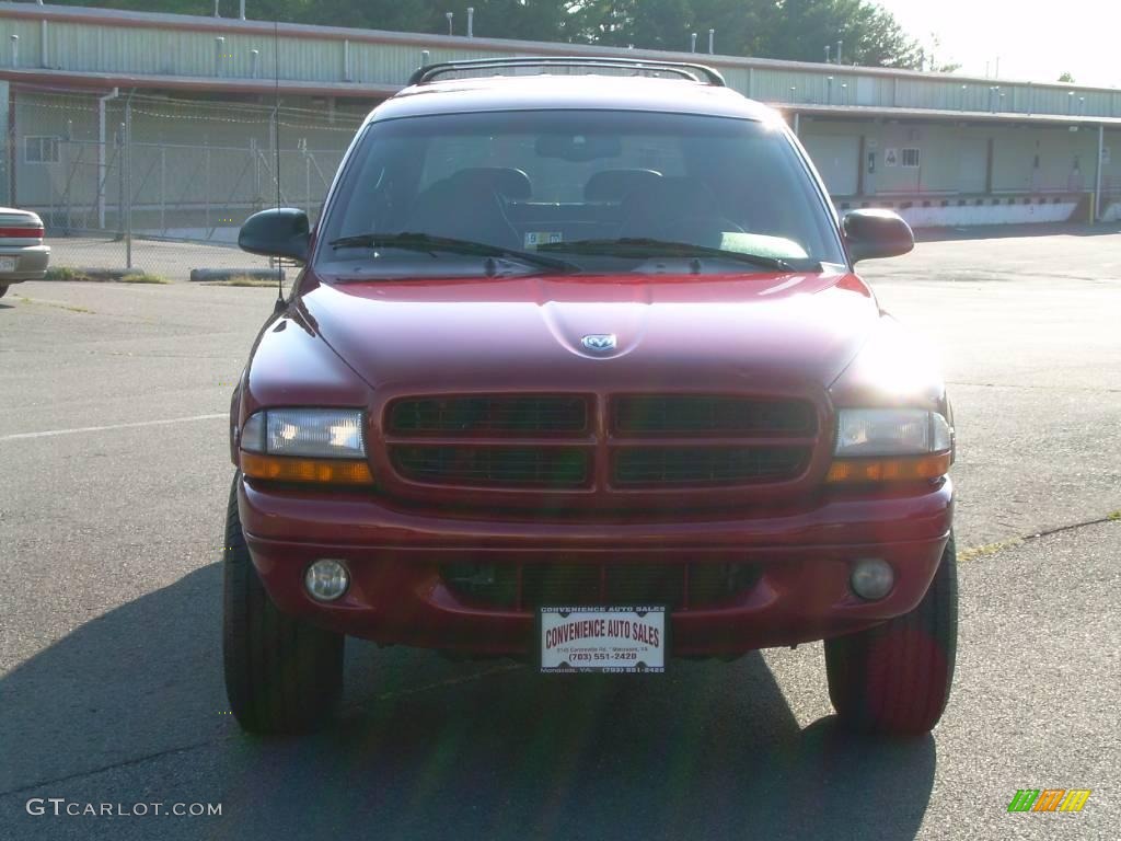 2000 Durango SLT 4x4 - Chili Pepper Red Pearl / Agate Black photo #3