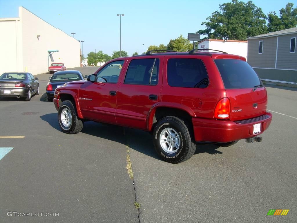 2000 Durango SLT 4x4 - Chili Pepper Red Pearl / Agate Black photo #6