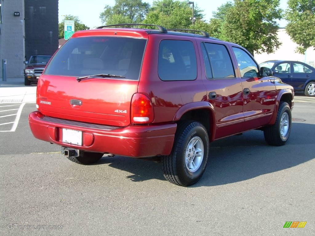 2000 Durango SLT 4x4 - Chili Pepper Red Pearl / Agate Black photo #8