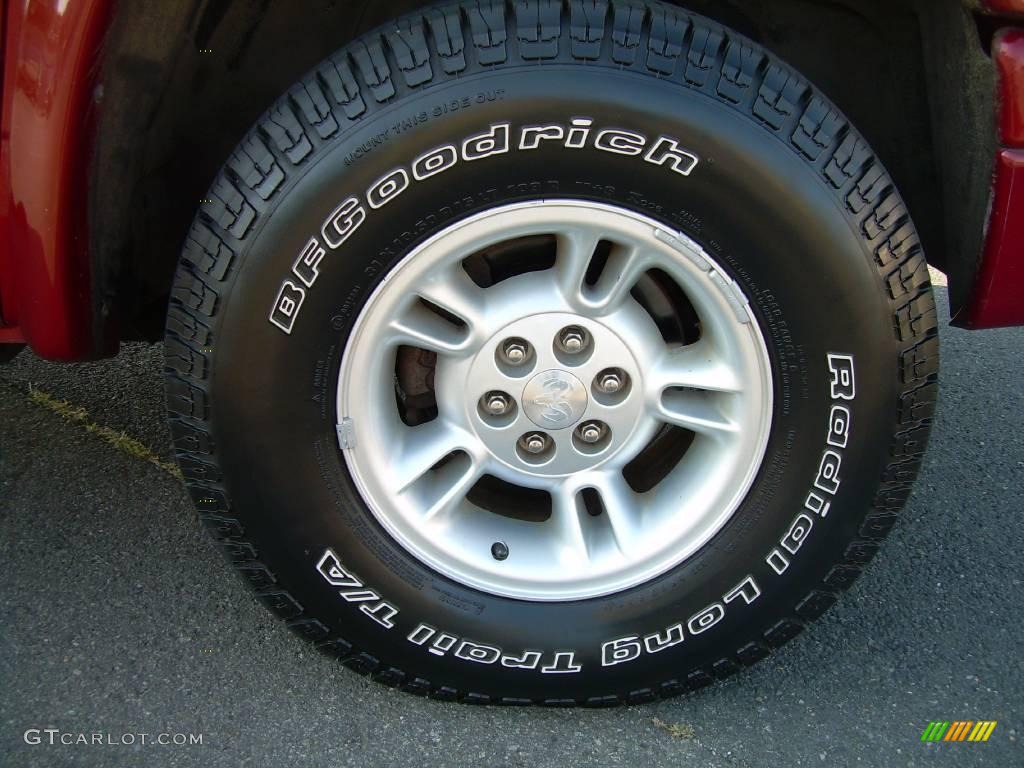 2000 Durango SLT 4x4 - Chili Pepper Red Pearl / Agate Black photo #11