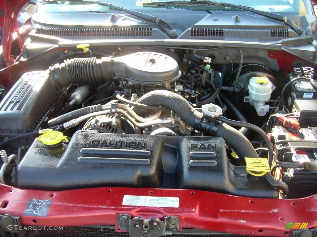 2000 Durango SLT 4x4 - Chili Pepper Red Pearl / Agate Black photo #23