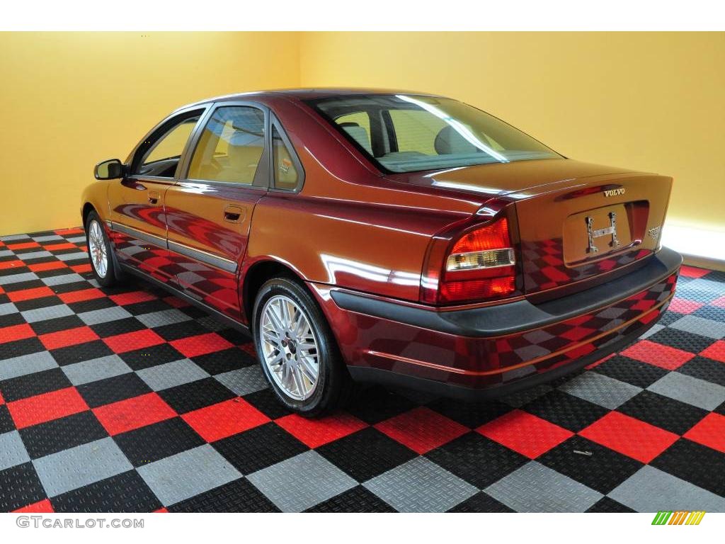 2002 S80 2.9 - Venetian Red Metallic / Sand Beige photo #4