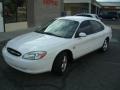 2001 Vibrant White Ford Taurus SES  photo #3