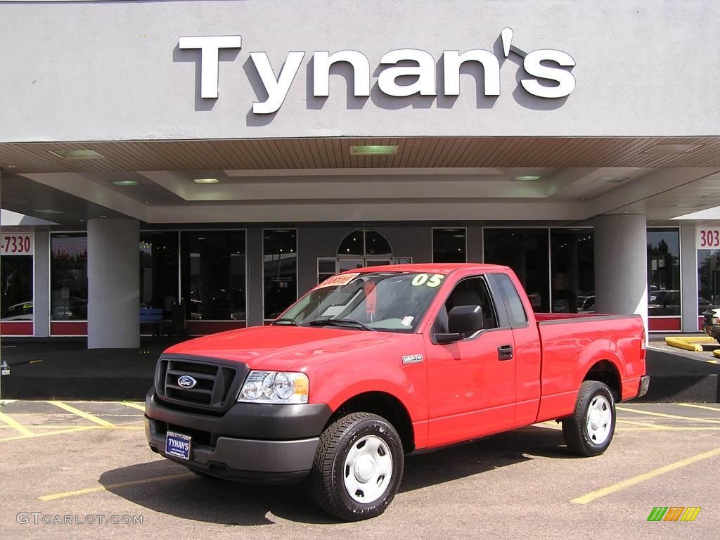 Bright Red Ford F150