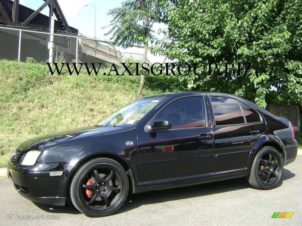 2000 Jetta GLX VR6 Sedan - Black / Black photo #1