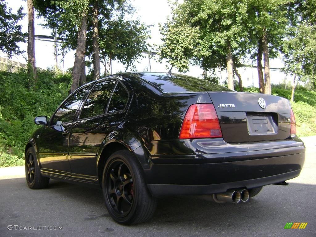 2000 Jetta GLX VR6 Sedan - Black / Black photo #9