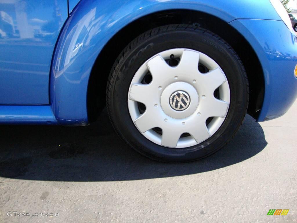 2001 New Beetle GL Coupe - Techno Blue Pearl / Cream photo #10