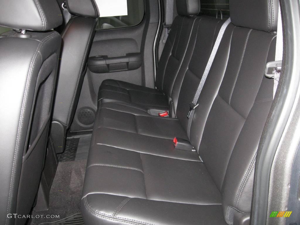 2009 Sierra 2500HD SLT Extended Cab 4x4 - Steel Gray Metallic / Ebony photo #9