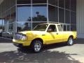 2006 Screaming Yellow Ford Ranger XLT SuperCab  photo #18