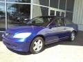 2004 Vivid Blue Pearl Honda Civic EX Coupe  photo #19