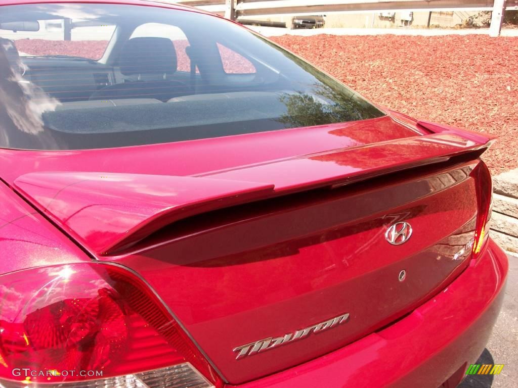 2006 Tiburon GT - Electric Red / Black photo #4