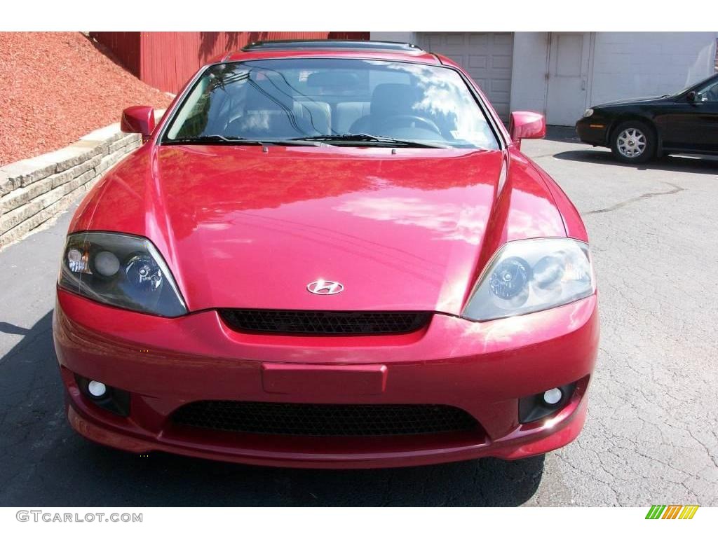 2006 Tiburon GT - Electric Red / Black photo #10