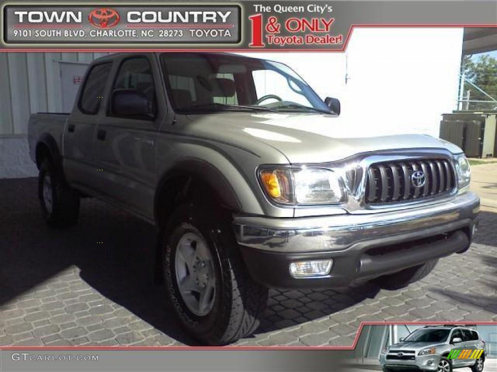 2004 Tacoma V6 PreRunner Double Cab - Lunar Mist Metallic / Charcoal photo #1