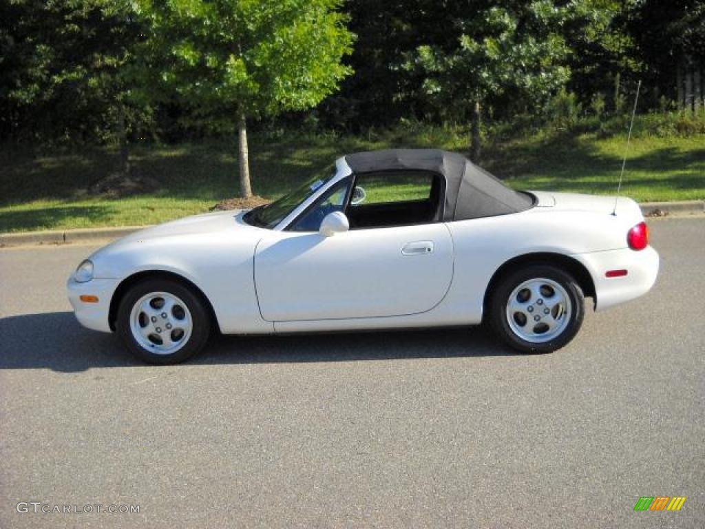 1999 MX-5 Miata Roadster - White / Black photo #8