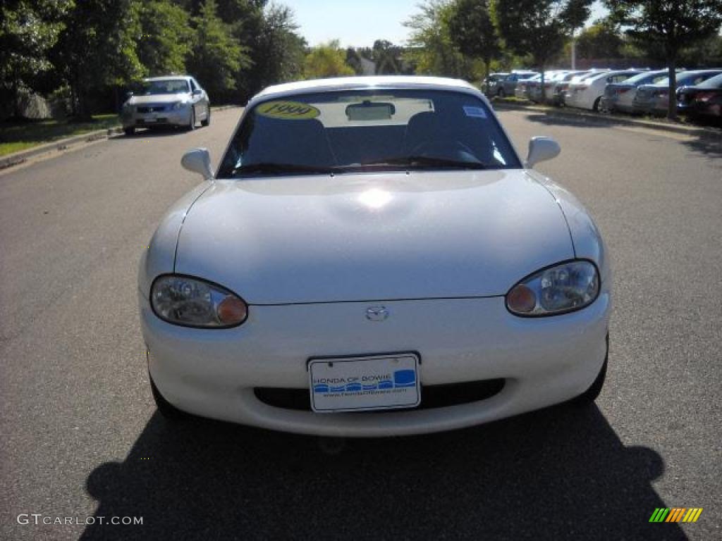 1999 MX-5 Miata Roadster - White / Black photo #10